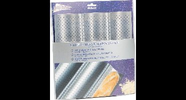 Patisse Stokbroodvorm Mini 26 X 24 Cm Staal Zilver 3-delig