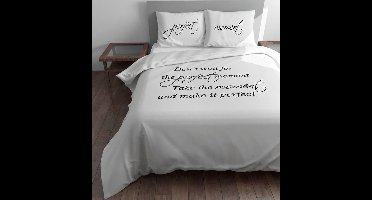 Sleeptime Perfect moment Wit Dekbedovertrek 140x200/220 + 1 kussensloop 60x70 - Wit