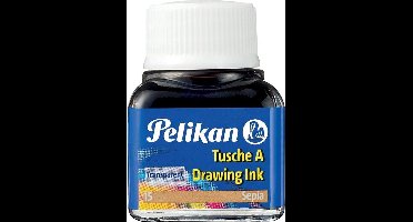 Pelikan Oost-Indische inkt sepia, flesje van 10 ml