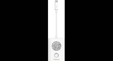 Pioneer Rayz Rally Conference speaker - Lightning aansluiting - Telefoonspeaker - Wit