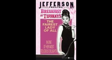 Audrey Hepburn poster  - Breakfast at Tiffany,s - Hollywoodfilm - retro - 68 x 98 cm