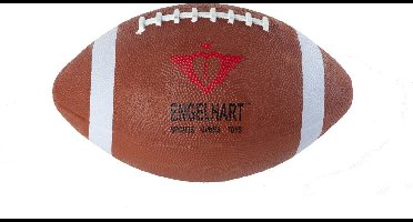 American Football Rubber – Bruin – 10,5” Officiële Maat – Rugby Bal – Trainings- en Speelbal – Outdoor Sportbal – Engelhart