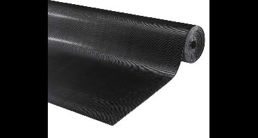 Rubbermat op rol - fijne ribbel - Dikte 3mm - Breedte 20 cm - Rubber loper - Per strekkende meter
