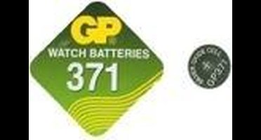 GP Batteries Super Alkaline GP371, Wegwerpbatterij, Zilver-oxide (S), 1,55 V, 1 stuk(s), 44 mAh, 9.5 x 2.1