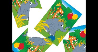 Uitnodigingen Jungle party