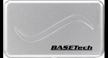 Basetech SJS-60008 Zakweegschaal Weegbereik (max.) 200 g Resolutie 0.01 g werkt op batterijen Zilver