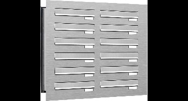 12er brievenbus adressen 12 personen RVS