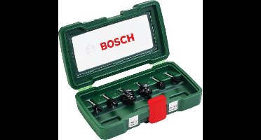 Bosch set HM-houtfrezen 6-delig - Diameter 6 mm