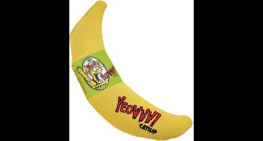 Yeowww banaan met catnip - 18 cm - 1 stuks