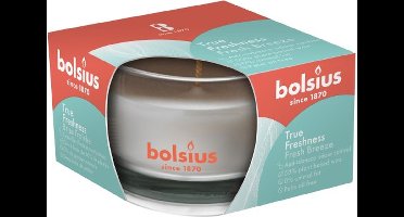 6 stuks Bolsius geurglas frisse bries - fresh breeze geurkaarsen 50/80 (13 uur) True Freshness
