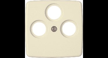 Kopp Rivo - Centraalplaat voor antennecontactdoos (Crème)