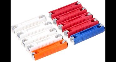 ProPlus Torpedo zekeringen assortiment - 10-delig - diverse ampères