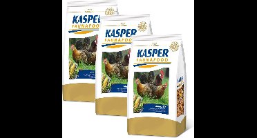 Kasper Faunafood Vitamix Kip - Kippenvoer - 3 x 3 kg