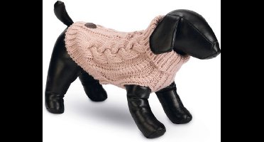 Designed by Lotte Haida - Hondentrui - Roze - Maat S - ruglengte 24 cm