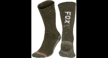 Fox Green / Silver Thermolite long sock 6 - 9 (Eu 40-43)