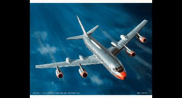 Thijs Postma - TP Aviation Art - Poster - Convair 990 Coronado - Snelste Airliner - 40x50cm