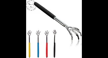 Ruggenkrabber - Uitschuifbare ruggenkrabber - Vogelpoot - Telescopisch - Klauw  - Jeukende rug