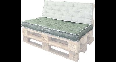 Zitkussen zitting Rib hedge green
