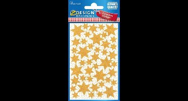 Avery etiket Z-design Christmas pakje a 2 vel gouden sterren
