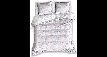 Carbotex Dekbedovertrek Rozen Dames 220 X 200 Cm Katoen Wit