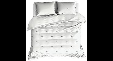 De Witte Lietaer - Butterflies - Dekbedovertrek - Tweepersoons - 200x220 - 2/60x70 - Meteorite/Off White