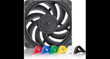 Noctua NF-A12x25 PWM chromax.black.swap - Ventilatorhuis - PWM