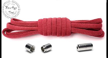 Schoenveter - Rood - Rode schoenveters - Schoenveter met magneetsluiting - Magnetische Schoenveters