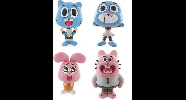Comansi Gumball figuren speelset - 4 figuurtjes van 6-8 cm