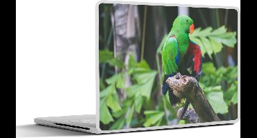Laptop sticker - 13.3 inch - Vogel - Papegaai - Groen - 31x22,5cm - Laptopstickers - Laptop skin - Cover