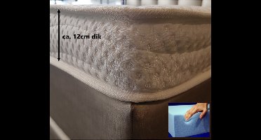 Tencel Topper XXL 70x210 Koudschuim HR55 12 cm Dik