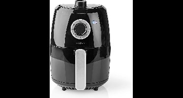 Nedis Airfryer - 2.4 l - Compacte Heteluchtfriteuse - Timer - Zwart