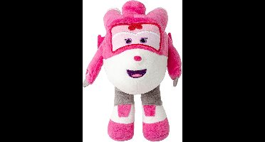 Dizzy (Roze) Super Wings Pluche Knuffel 30 cm | Super-Wings Planes Plush Toy | Speelgoed Knuffelpop voor kinderen jongens meisjes | Donnie, Jerome, Dizzy, Jett