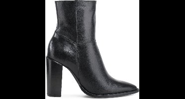 PS Poelman MADE Dames Laarzen met hak - Zwart - Maat 40