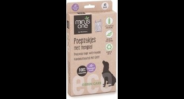 Beeztees Minus One Poepzakjes - Hond - Lavendel - 60 ST