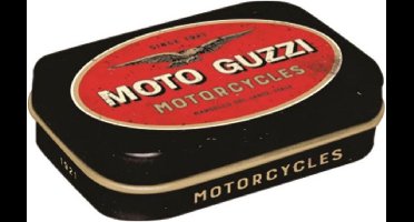 Moto Guzzi Pillendoosje 4 x 6 x 1,6 cm.