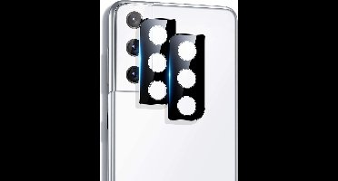 Samsung S21 camera lens Screenprotector - beschermglas - Galaxy Samsung S21 Screenprotector lens Zwart - 2 pack