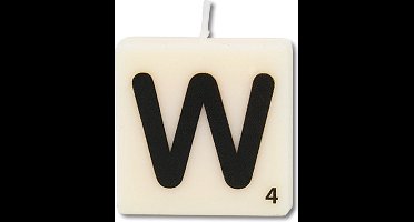 Paperdreams Letter Kaarsje W, 4st.