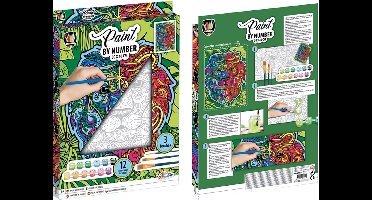 Grafix Schilderen Op Nummer Leeuw Canvas 30x40 cm