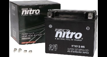 Nitro GEL accu - 12V / 10Ah - voor motoren