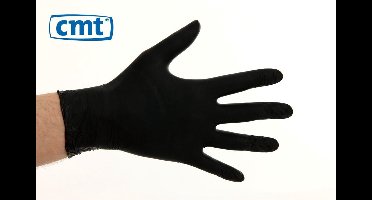 CMT soft nitril handschoenen poedervrij L zwart