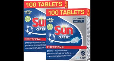 Sun - Vaatwas - Professional - Classic - 100Tabs/950g x 2