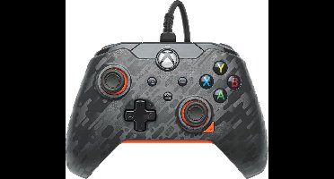 PDP - Bedrade Xbox Controller - Xbox Series X|S, Xbox One & Windows - Atomic Carbon