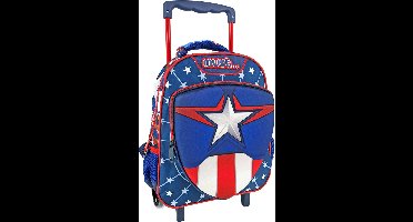 Marvel Avengers Rugzak Trolley, Captain America - 31 x 27 x 10 cm - Polyester