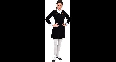 Magic Design Verkleedjurk Schoolmeisje Dames Polyester Zwart Mt M/l