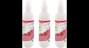 3x Beaphar Bio Droogshampoo voor hond en kat - Vachtverzorging - 200ml