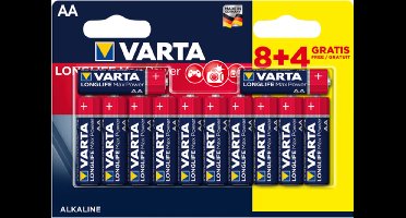 Varta Longlife Max Power AA Batterijen - 12 Stuks