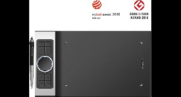 XPPen Deco Pro S - Tekentablet- 9x5 Inch - 8192 Niveaus Stylus