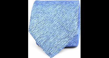 Stropdas Zijde Blauw K81-2 - Melange - Heren das