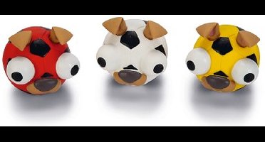 Beeztees Voetbalpoppetje - Hondenspeelgoed - Assortiment - 1 stuk