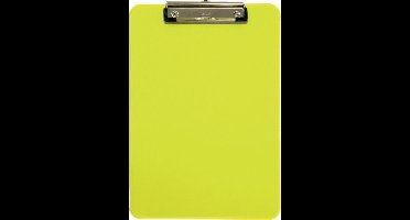 Klembord maul a4 transparant neon geel